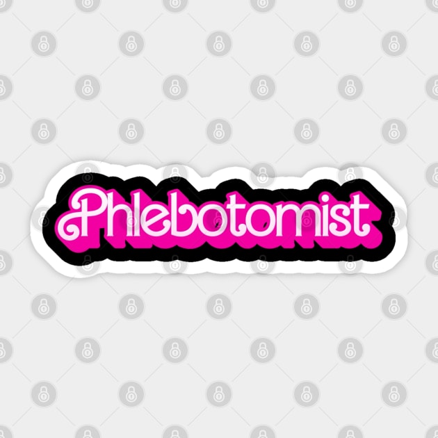 Phlebotomist Sticker by MicroMaker